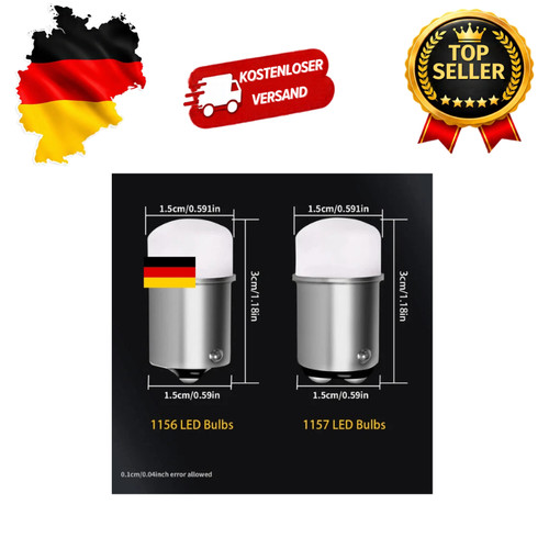 Stück 12v ba15s 1156 r5w - 12v,